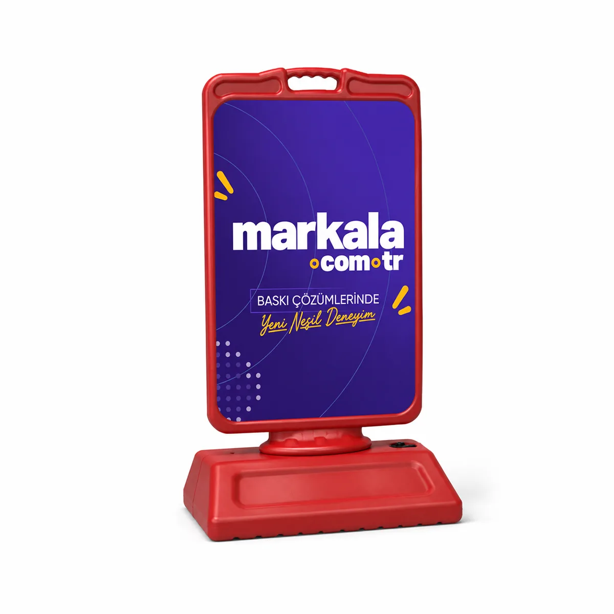 Plastik Reklam Dubası — Baskılı