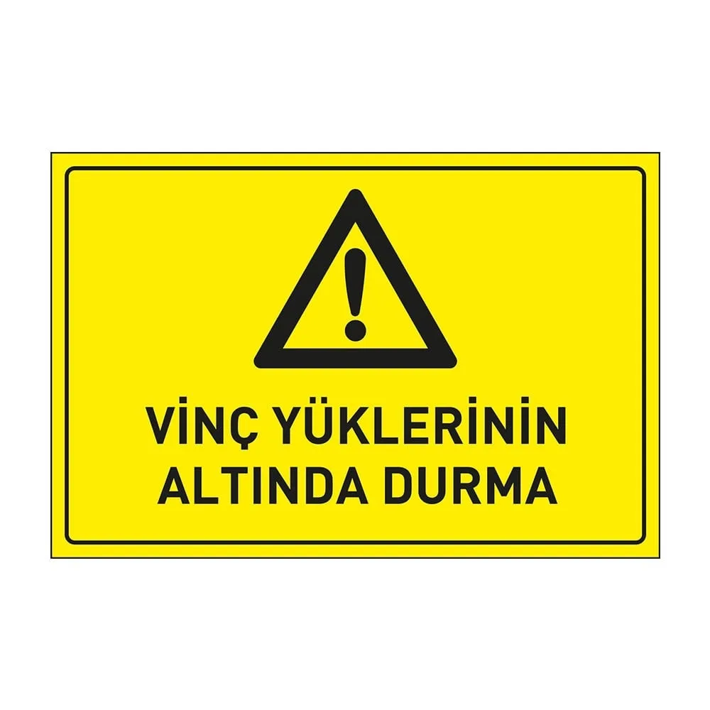 Vinç Yüklerinin Altında Durma