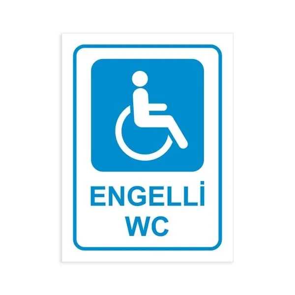 Engelli Wc Tabelası