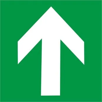 Lümen Folyolu Acil Çıkış Ok İşareti