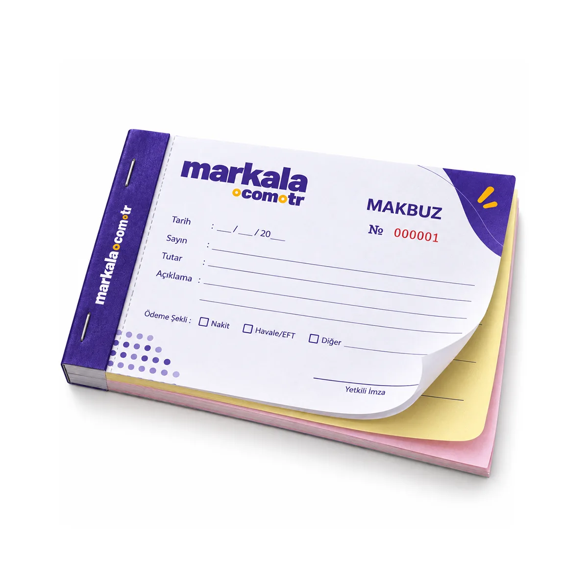 Makbuz — 54 gr Kendinden Kopyalı (1 Asıl + 1 Suret)